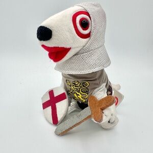 Target Bullseye Dog Plush - Bullseye Knight Dog 2016 RARE HTF